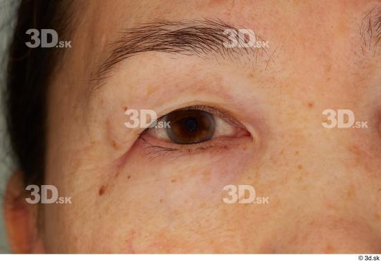 Eye Skin Woman Asian Slim Studio photo references