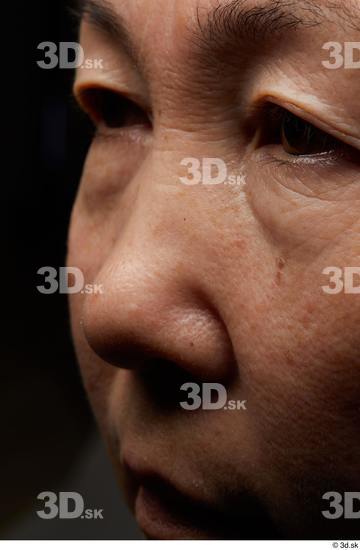 Eye Face Nose Skin Woman Asian Slim Wrinkles Studio photo references