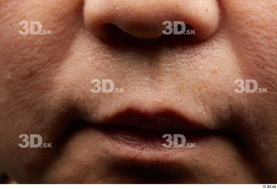 Face Mouth Nose Skin Woman Asian Slim Wrinkles Studio photo references