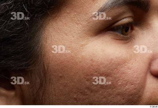 Eye Face Cheek Hair Skin Woman Chubby Wrinkles Studio photo references