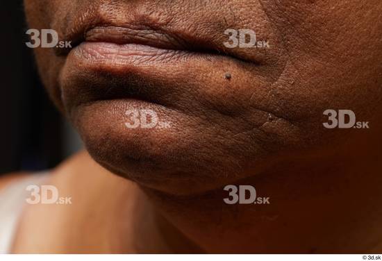 Face Mouth Skin Woman Chubby Wrinkles Studio photo references