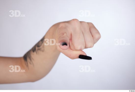 Woman White Slim Female Studio Poses