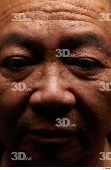 Face Nose Skin Man Asian Slim Wrinkles Studio photo references