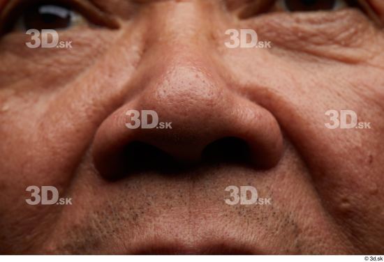 Face Skin Man Asian Slim Wrinkles Studio photo references