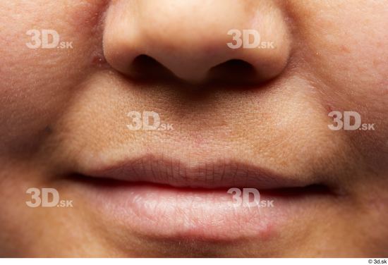 Face Mouth Nose Cheek Skin Woman Asian Slim Studio photo references