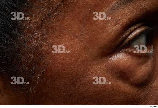 and more Eye Face Cheek Hair Skin Woman Chubby Wrinkles Studio photo references