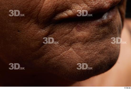 and more Face Mouth Skin Woman Chubby Wrinkles Studio photo references