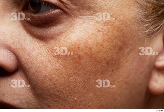 Eye Face Cheek Skin Woman Chubby Wrinkles Studio photo references