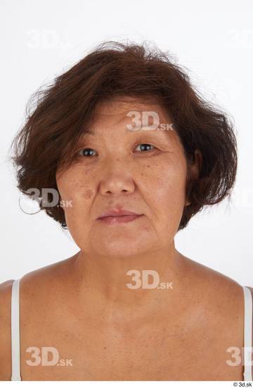 Head Hair Woman Asian Chubby Street photo references