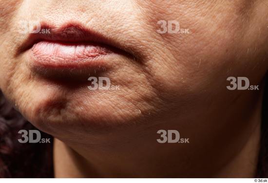 Face Mouth Cheek Skin Woman Asian Chubby Wrinkles Studio photo references