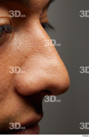 Face Nose Skin Man Asian Slim Studio photo references