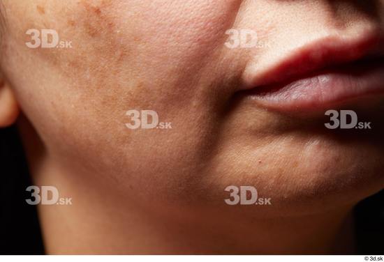 Face Mouth Cheek Skin Woman Chubby Wrinkles Studio photo references