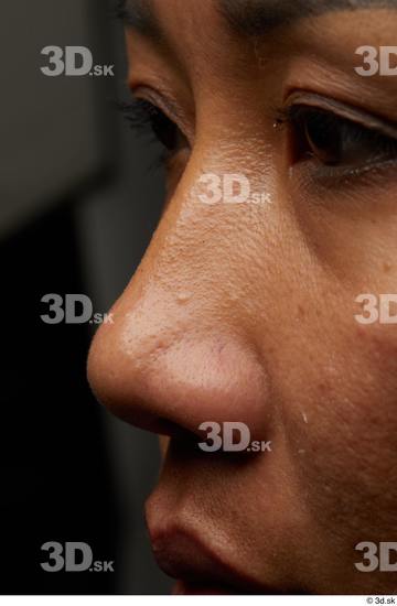 Face Nose Skin Woman Asian Slim Studio photo references