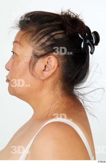 Head Hair Woman Asian Chubby Street photo references