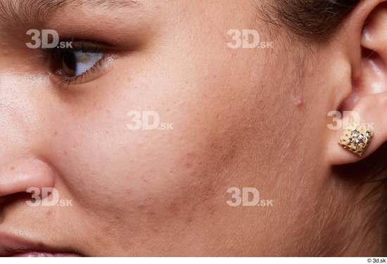 Eye Face Cheek Ear Skin Woman Slim Studio photo references