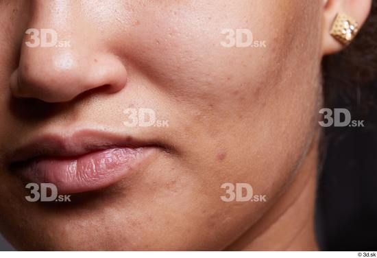 Face Mouth Nose Cheek Skin Woman Slim Studio photo references