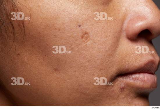 Face Mouth Nose Cheek Skin Woman Slim Studio photo references