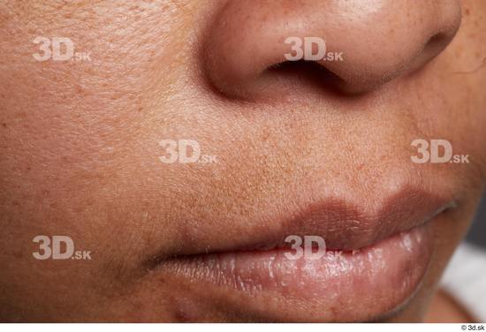 Face Mouth Nose Cheek Skin Woman Slim Studio photo references