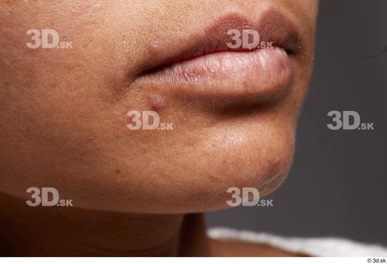 Face Mouth Cheek Skin Woman Slim Studio photo references