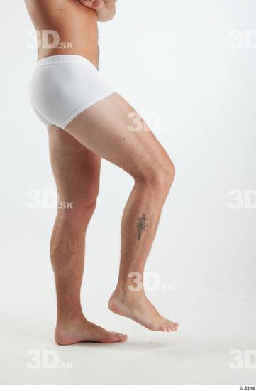 Man White Athletic Male Studio Poses