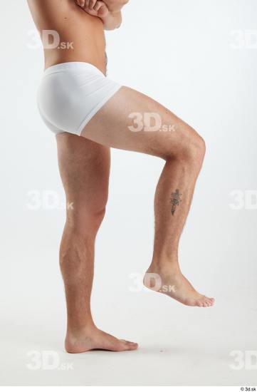 Man White Athletic Male Studio Poses