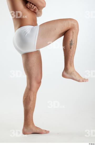 Man White Athletic Male Studio Poses