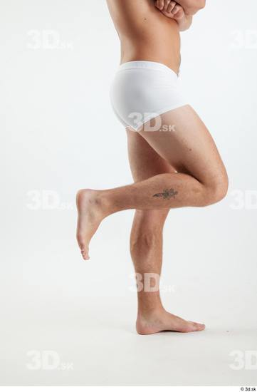 Man White Athletic Male Studio Poses