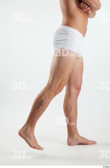 Man White Athletic Male Studio Poses