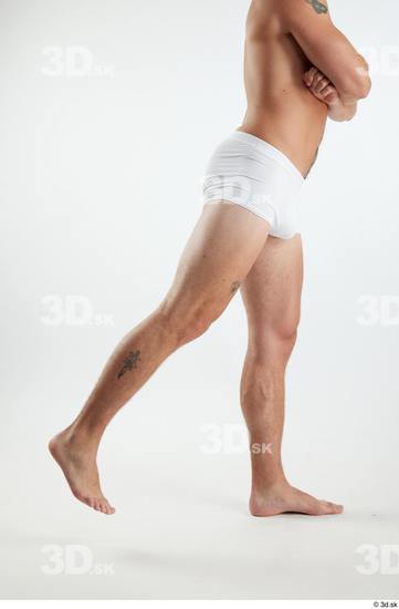 Man White Athletic Male Studio Poses