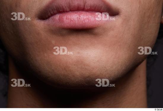 Face Mouth Skin Man Slim Studio photo references