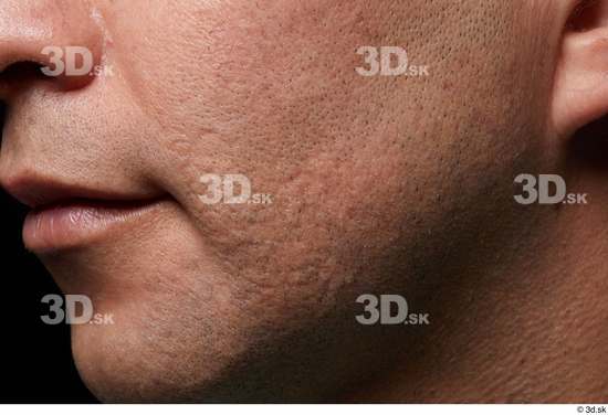 Face Mouth Cheek Skin Man Scar Slim Studio photo references