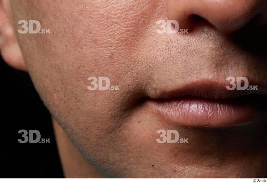 Face Mouth Cheek Skin Man Slim Studio photo references