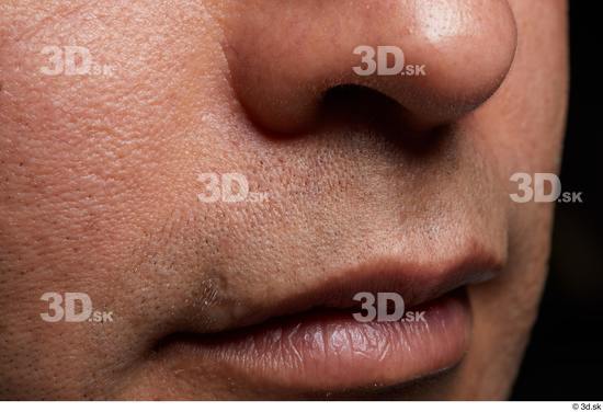 Face Mouth Nose Cheek Skin Man Slim Studio photo references