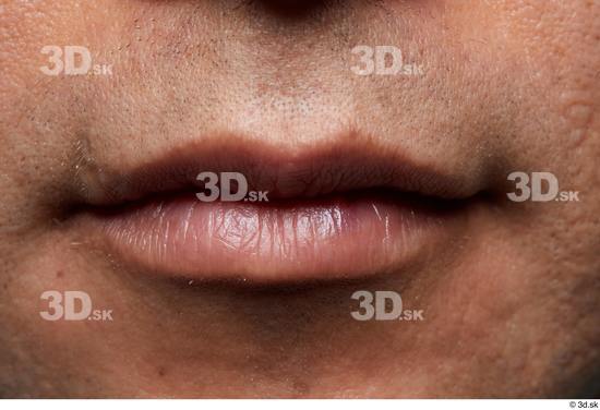 Face Mouth Skin Man Slim Studio photo references