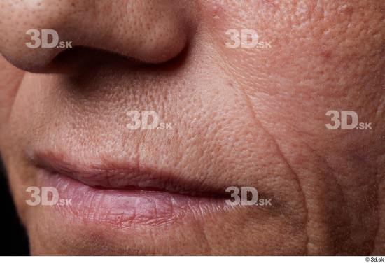 Face Mouth Nose Cheek Skin Woman Slim Wrinkles Studio photo references