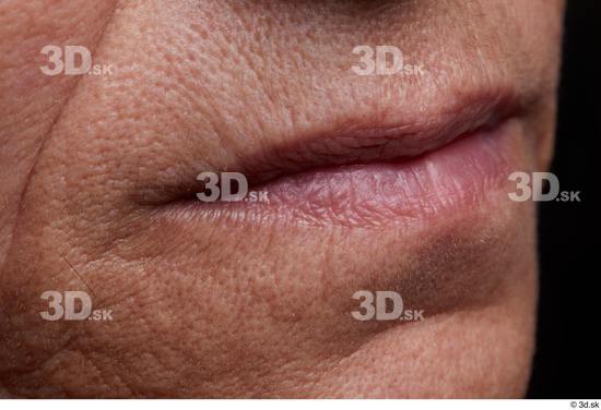 Face Mouth Skin Woman Slim Wrinkles Studio photo references