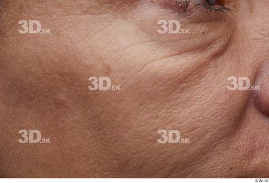 Eye Face Cheek Skin Woman Slim Wrinkles Studio photo references