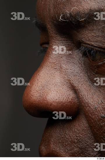 Face Nose Skin Man Black Slim Wrinkles Studio photo references