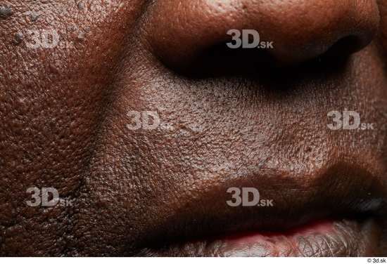 Face Mouth Nose Cheek Skin Man Black Slim Wrinkles Studio photo references