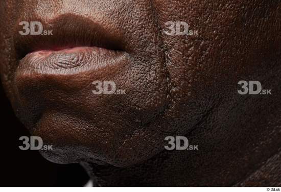 Face Mouth Cheek Skin Man Black Scar Slim Wrinkles Studio photo references