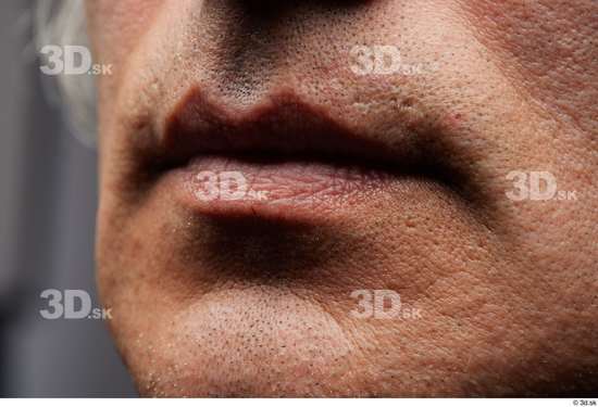 Face Mouth Skin Man Slim Wrinkles Studio photo references