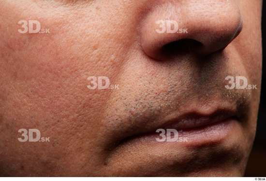 Face Mouth Nose Cheek Skin Man Slim Wrinkles Studio photo references