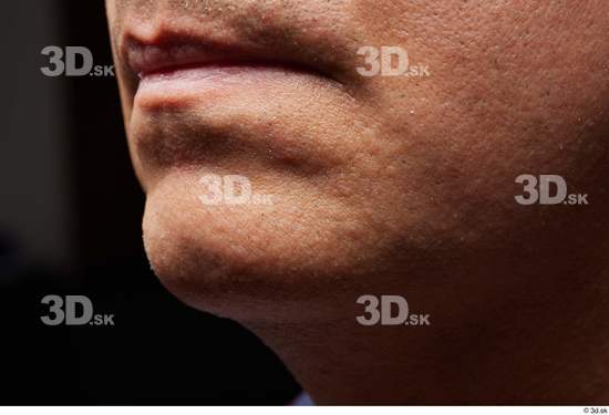 Face Mouth Cheek Skin Man Slim Wrinkles Studio photo references