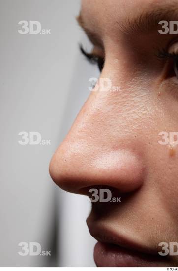 Face Mouth Nose Skin Woman White Slim Studio photo references