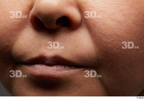 Face Mouth Nose Cheek Skin Woman Asian Chubby Studio photo references