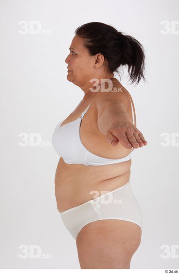 Upper Body Woman Overweight Street photo references