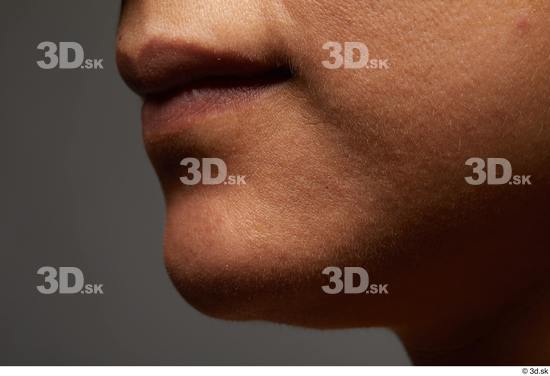 Face Mouth Cheek Skin Woman Slim Studio photo references