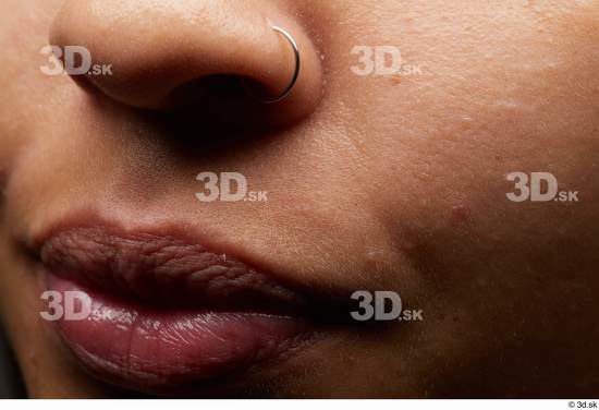 Face Mouth Nose Cheek Skin Woman Slim Studio photo references