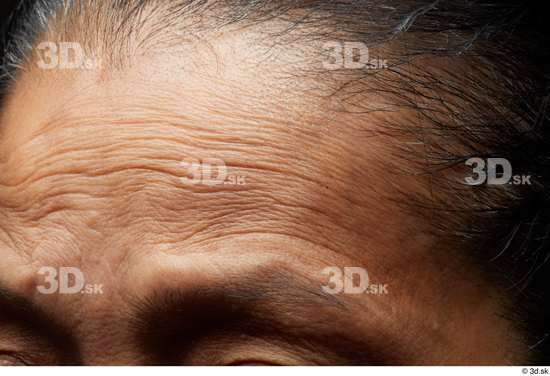 Face Hair Skin Woman Asian Slim Wrinkles Studio photo references