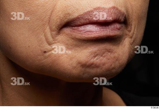 Face Mouth Cheek Skin Woman Asian Slim Wrinkles Studio photo references